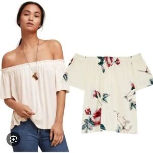 🇨🇦 Aritzia Wilfred • Sartre Off the Shoulder Blouse • size S